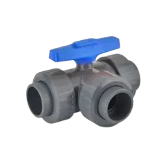 U-Pvc Üç Yollu Küresel Su Vanası (T Port)