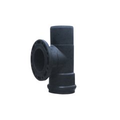 U-PVC 90° Geçme Muflu Flanş Bağlantılı İnegal Te M / F