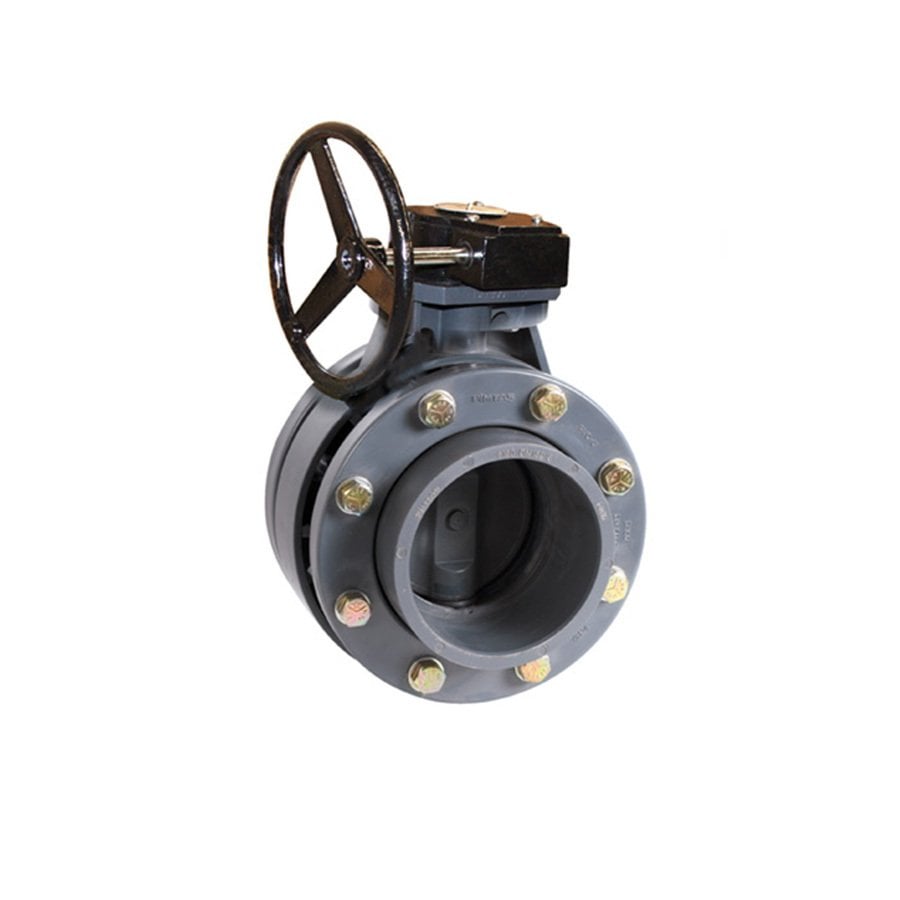 U-Pvc Redüktör Dişli Flanşlı Kelebek Vana