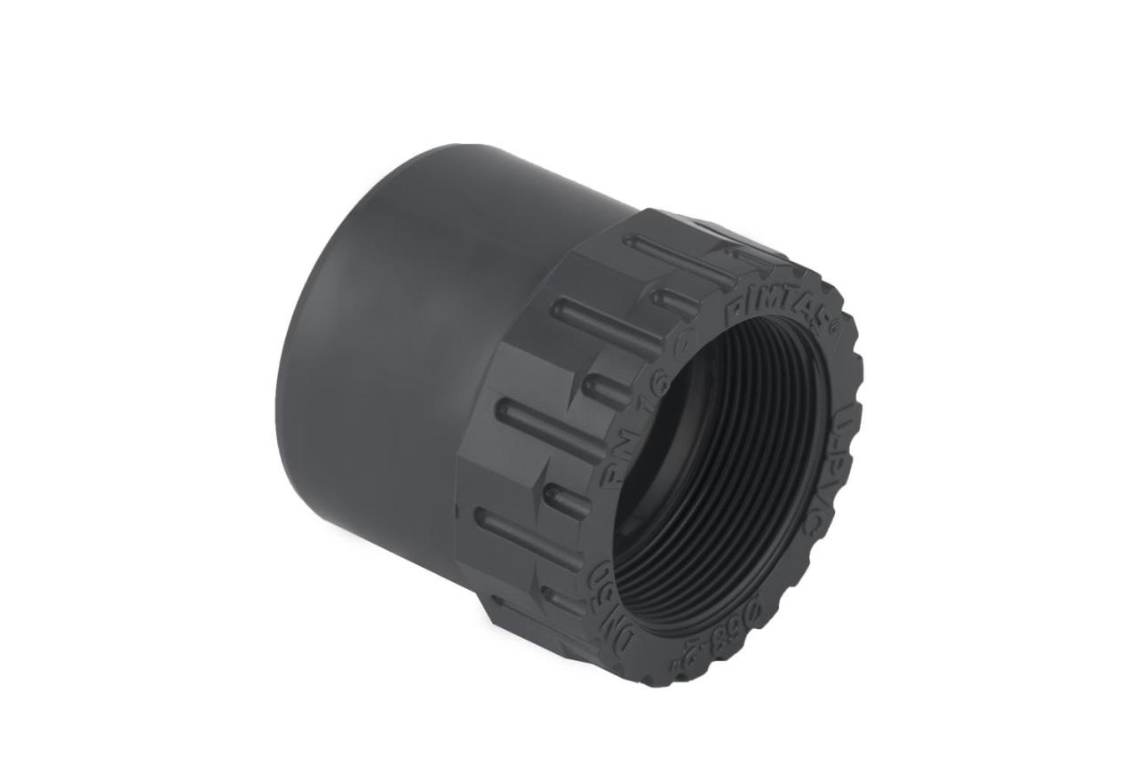 UH-PVC Dış Diş Tek Taraf İç Diş Redüksiyonlu Adaptör