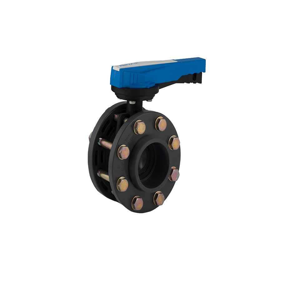 U-Pvc Elektrik Aktüatörlü Kelebek Vana 24 V Dc/24 V Ac 304/316 Paslanmaz Civata Somun Pul