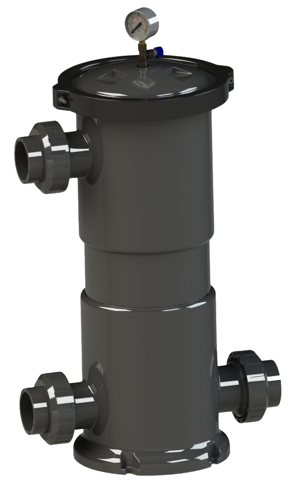 NANO FİBER VORTEX FİLTRE 17 m3/h GİRİŞ-ÇIKIŞ 180°