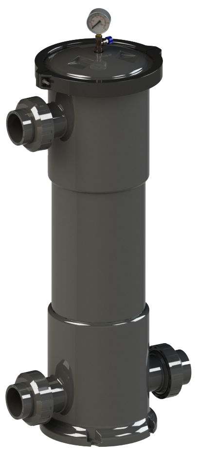 NANO FİBER VORTEX FİLTRE 27 m3/h GİRİŞ-ÇIKIŞ 180°