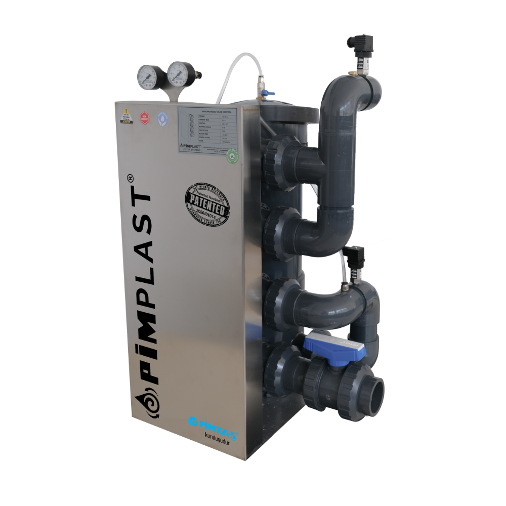 S.V.C.NANO FİBER VORTEX FİLTRE 17 m3/h GİRİŞ-ÇIKIŞ AYNI YÖN